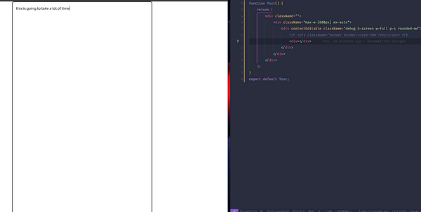 The image displays a coding interface alongside a text input area.