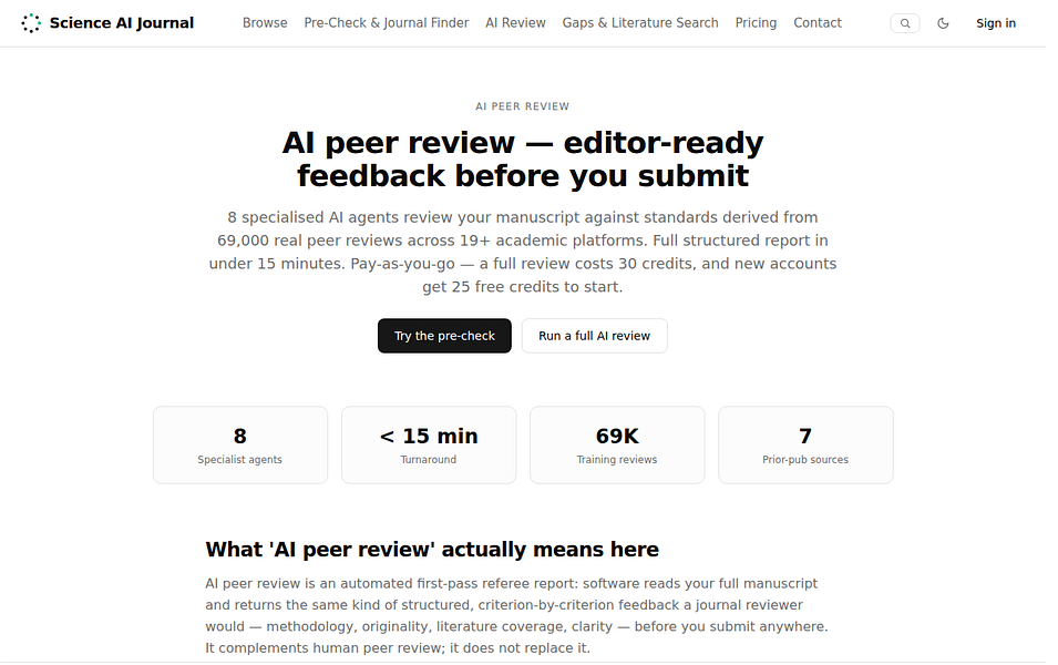 Science AI Journal