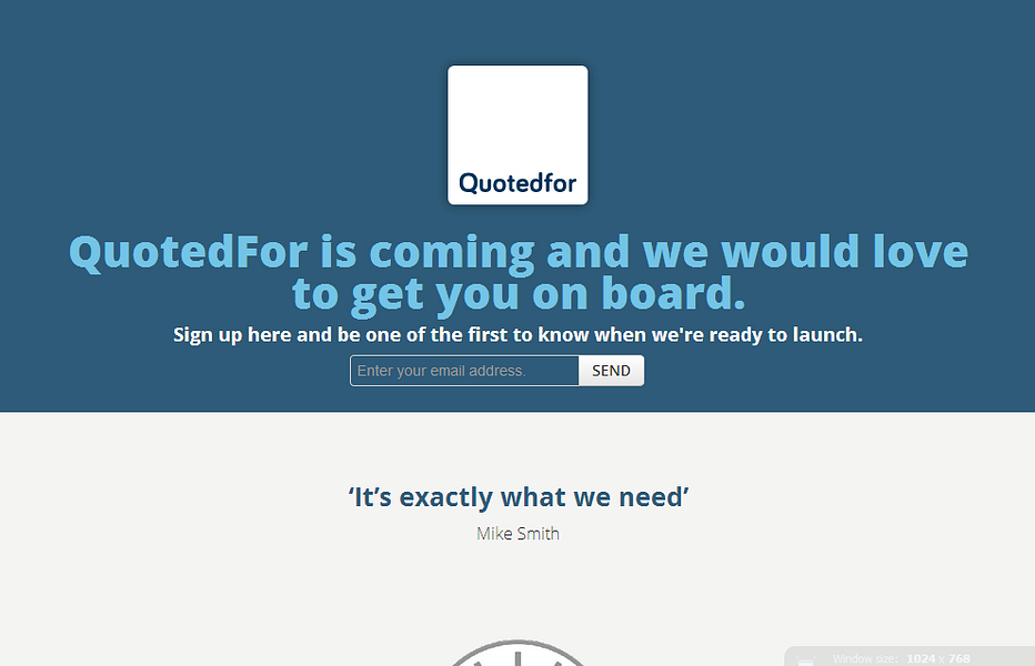 QuotedFor