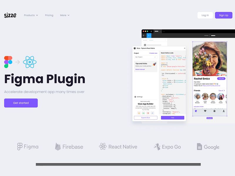Sizze plugin