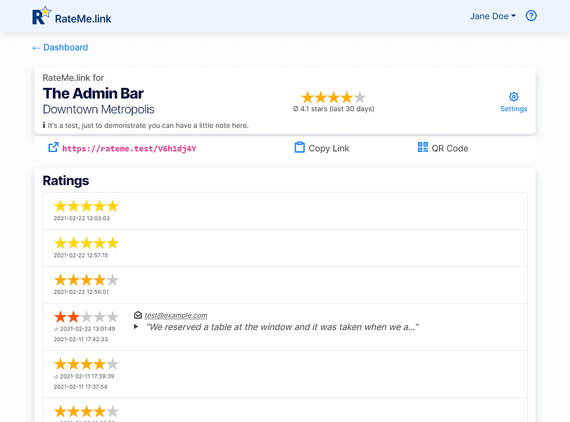 RateMe.Link