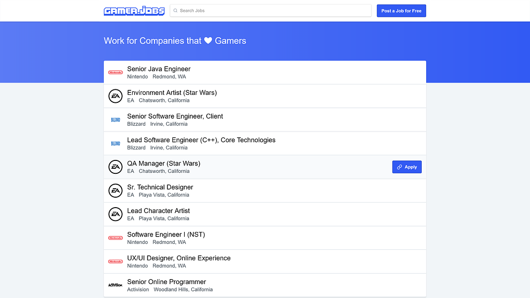 Job Board Fire