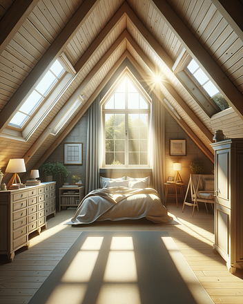 Dormer in interior design