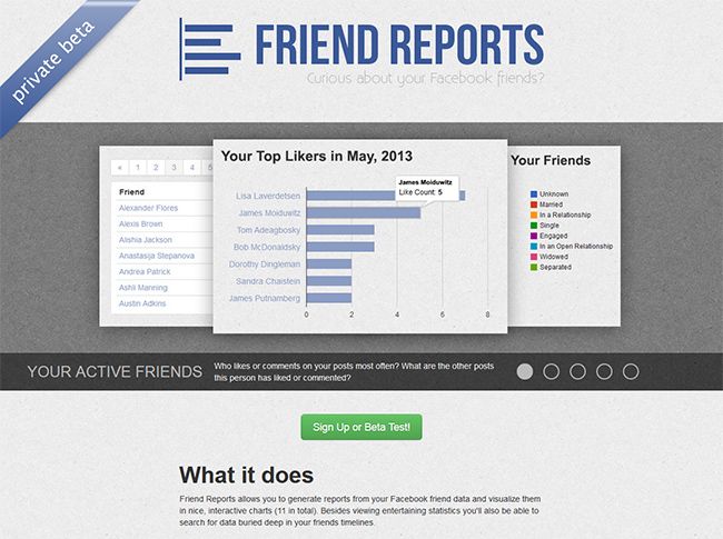 Friend Reports