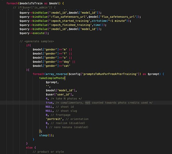Screenshot of an error message in a software interface indicating failure to create sample photos due to missing file or directory.