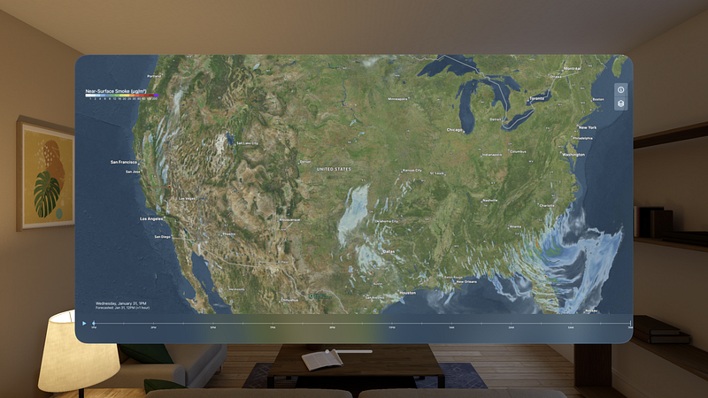 Screenshot of Air Quality Index