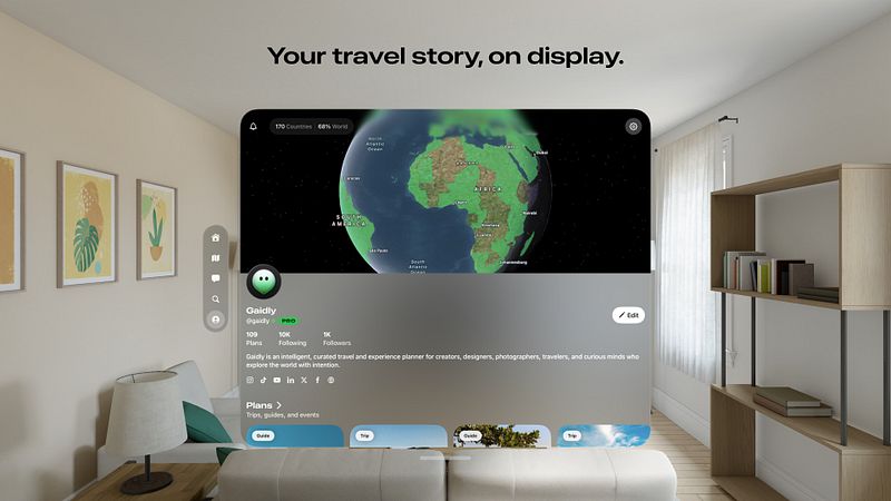 Screenshot of Gaidly: Smart Trip Planner