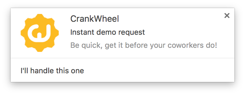 CrankWheel Instant Demos