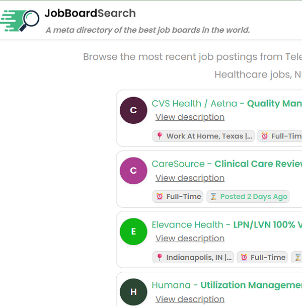 Screenshot of a job board search interface displaying various IT job listings in Bremen, Germany, with filters and job details.