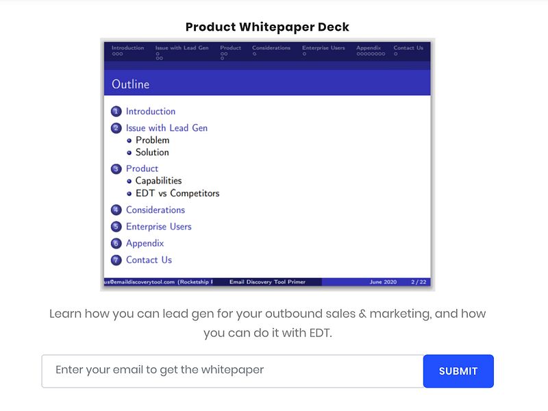 Email Discovery Tool