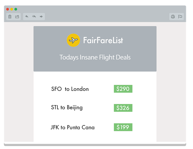 Fair Fare List