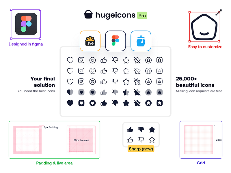 Hugeicons Pro