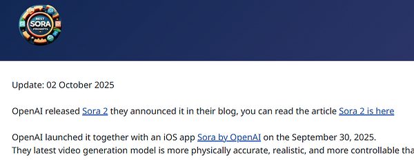 The image features a digital announcement regarding the release of Sora 2 by OpenAI.