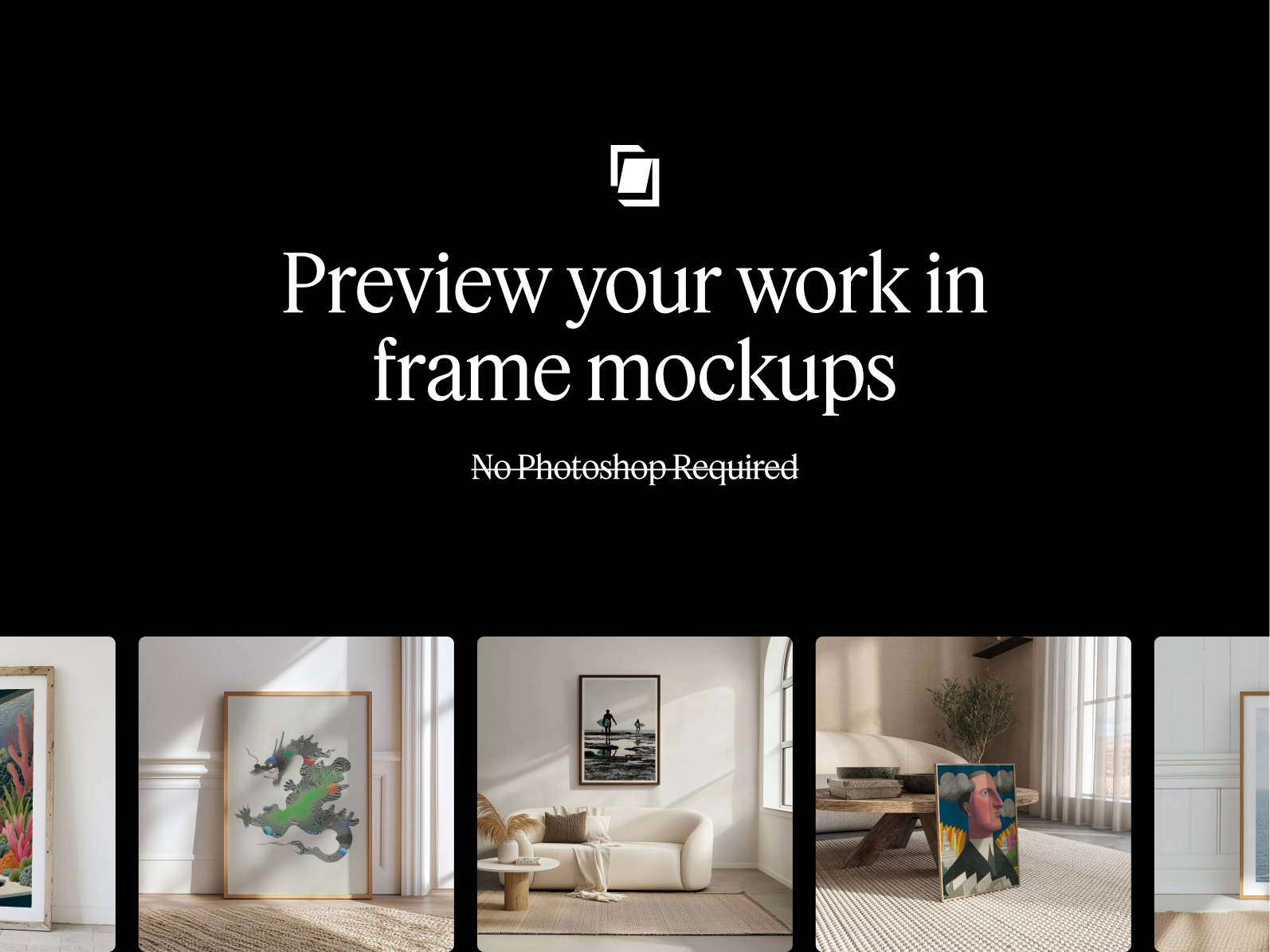 FrameCanvas: Create Frame Mockups Without Photoshop