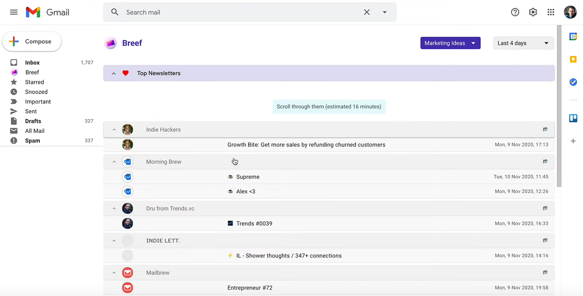 Breef for Gmail™