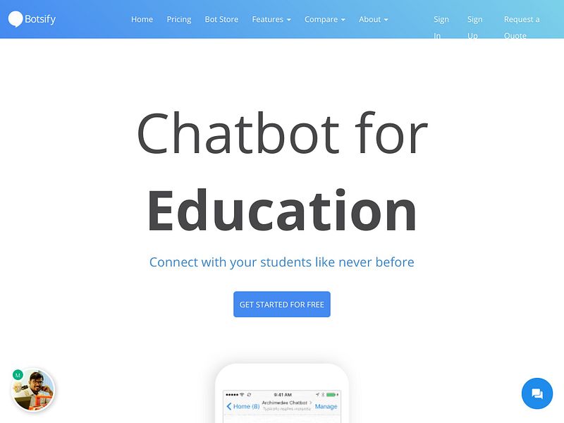 Botsify for Education