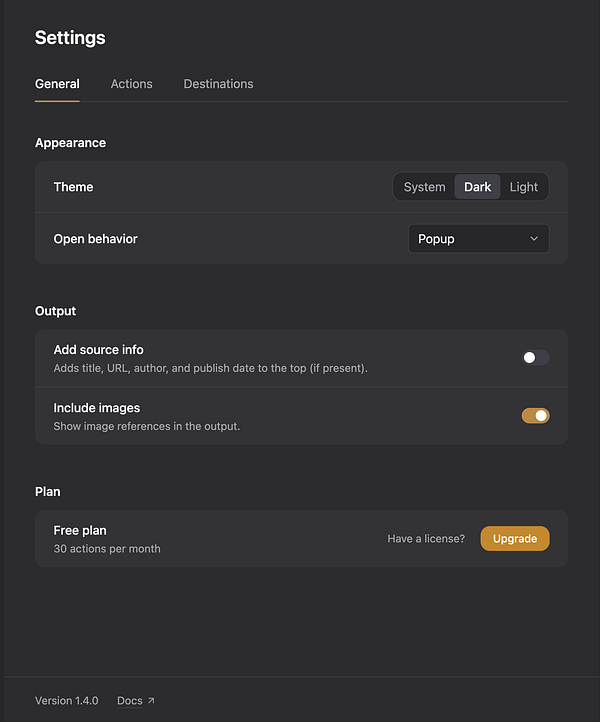 Mobile app settings screen showing a configuration interface with toggles and input fields.