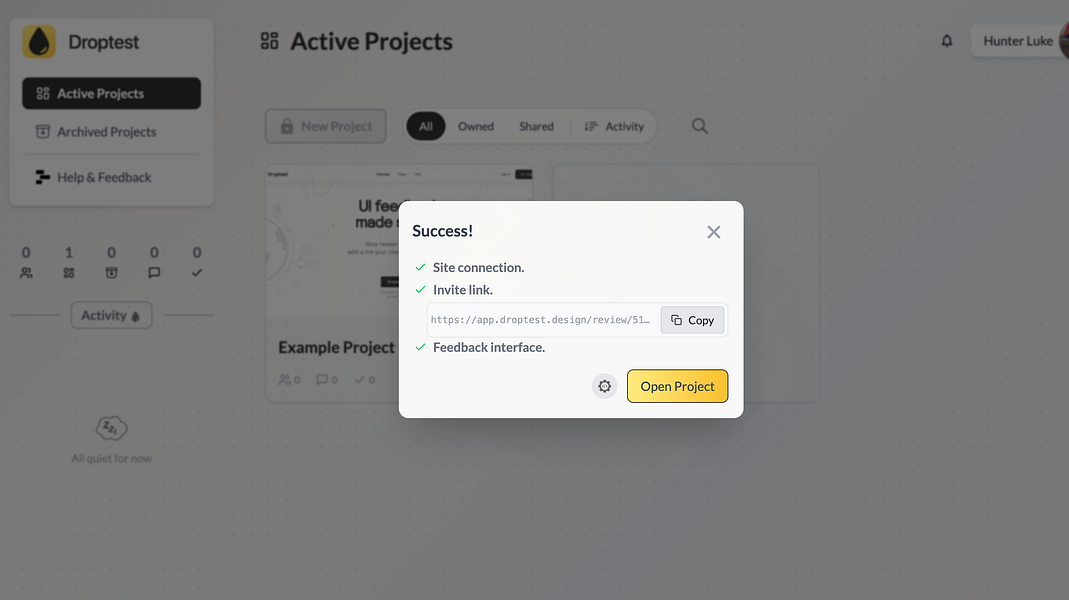 Droptest Design
