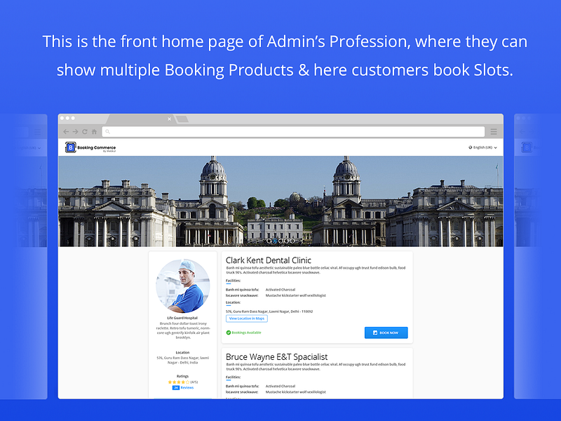 Booking Commerce