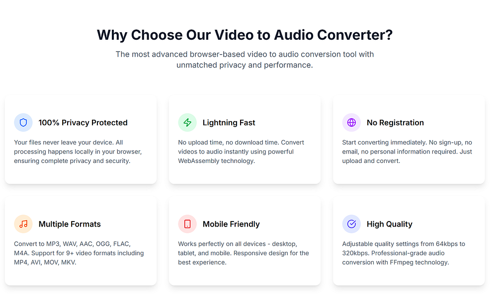 Video to Audio Converter