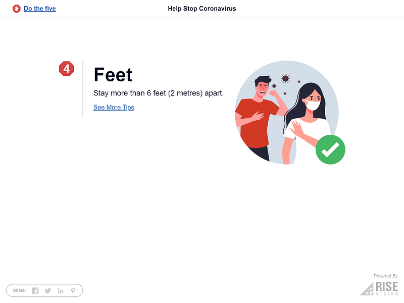Coronavirus Tips New Tab