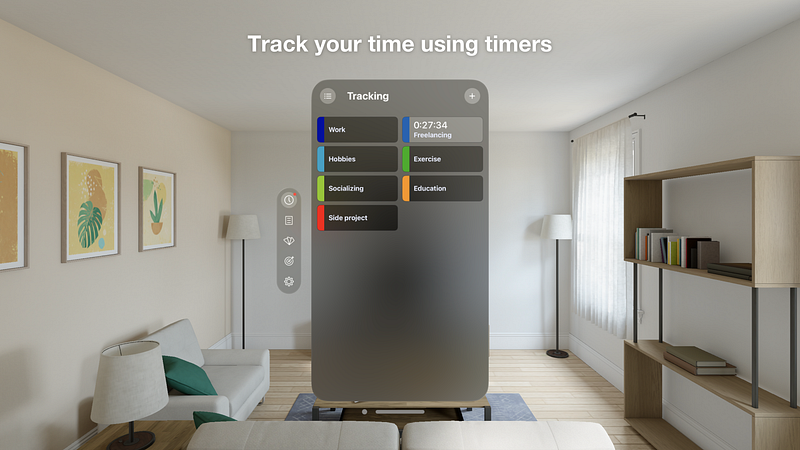 Screenshot of Timelines Time Tracking