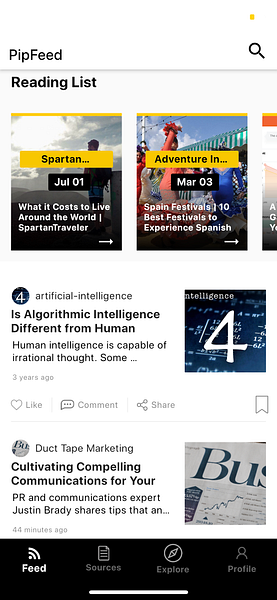 PipFeed