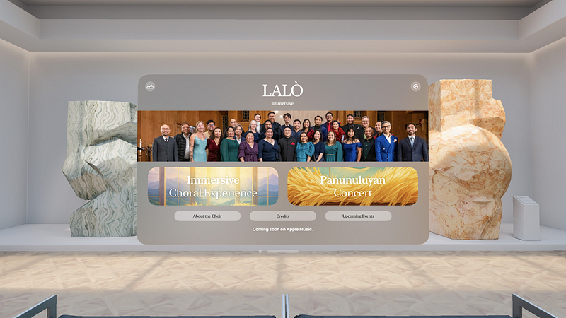 Screenshot of LALÒ Immersive