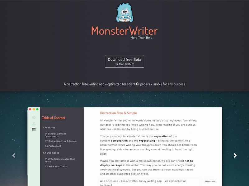 MonsterWriter