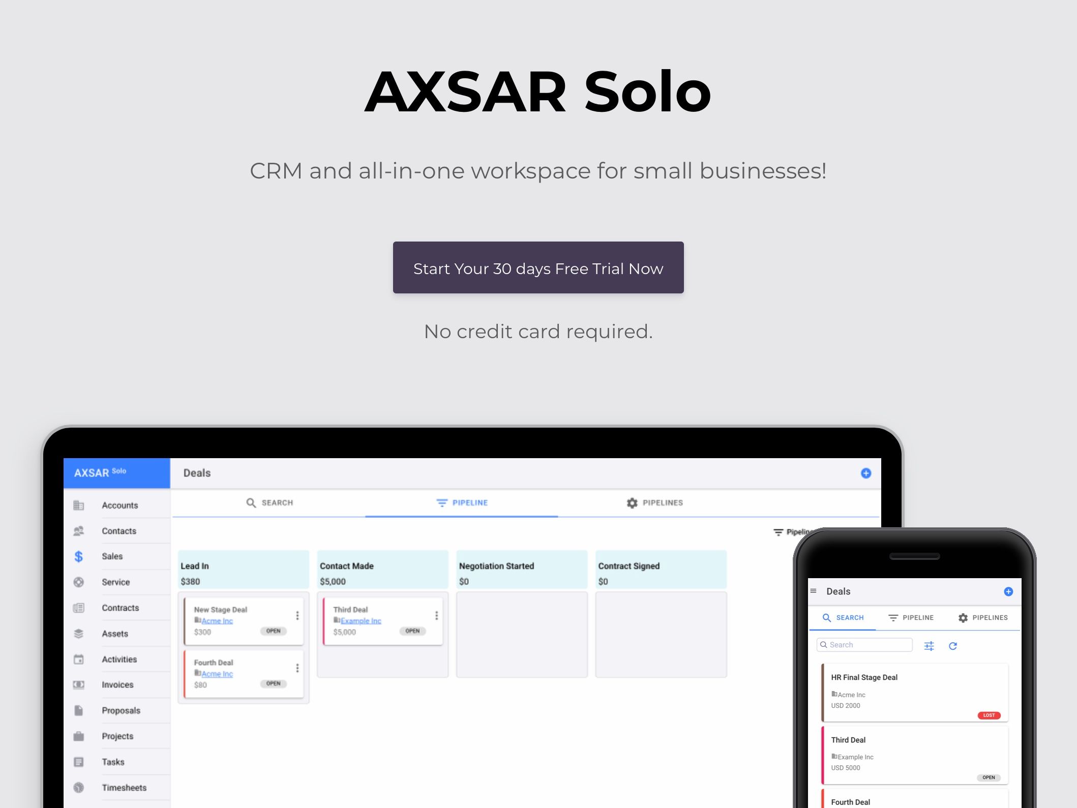 AXSAR Solo