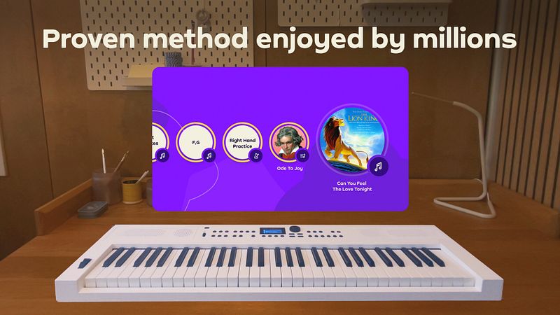Screenshot of Simply Piano