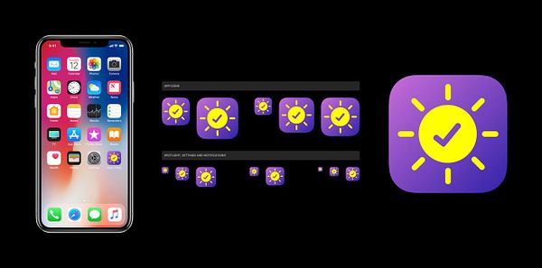 An iPhone displaying various app icons related to a daily vibes theme.