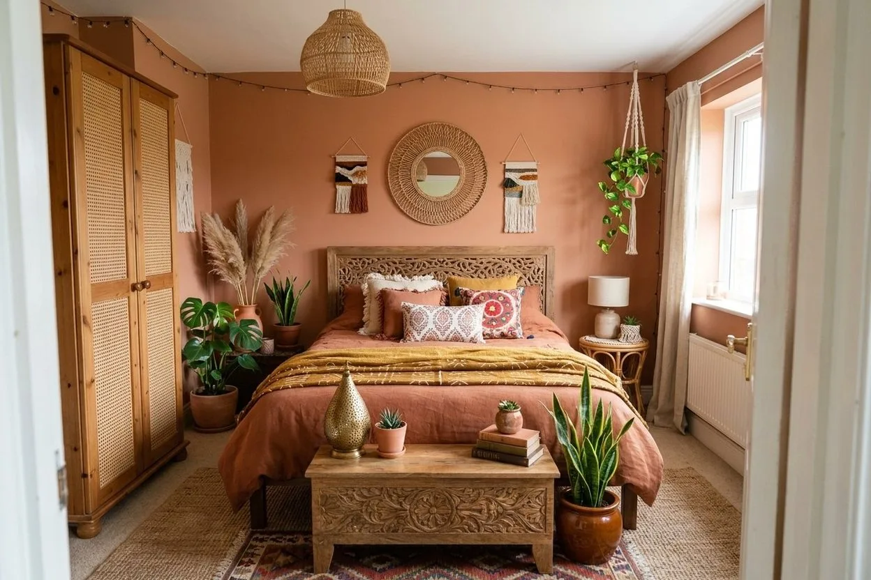 The same bedroom in the Boho style