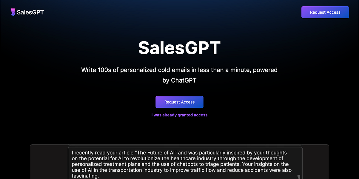 SalesGPT