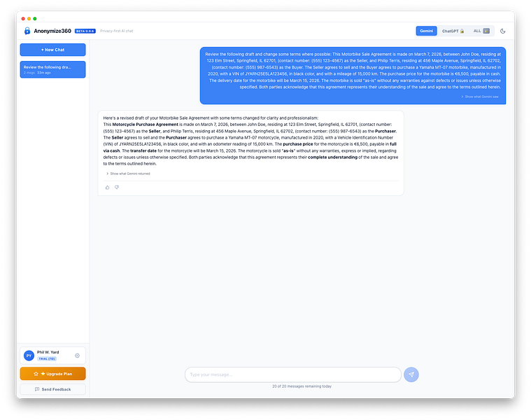 Anonymize360
