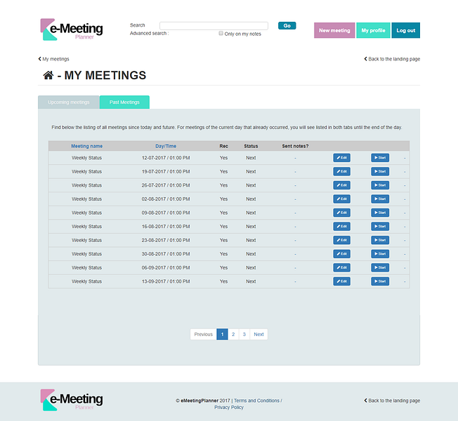e-Meeting-Planner
