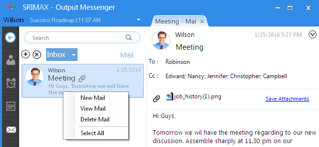 Output Messenger