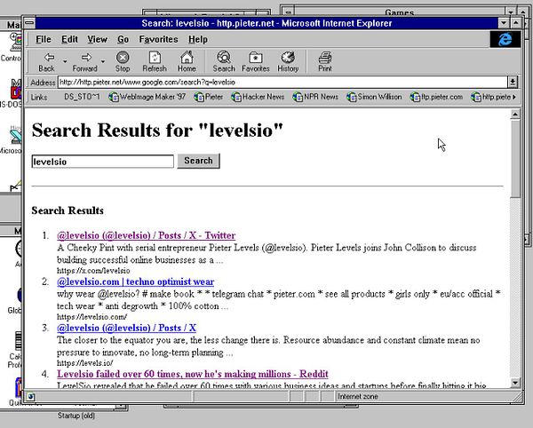 Screenshot of a command line terminal displaying a successful HTTP search result and a todo list entry about building an HTTP-only search with Serper API.