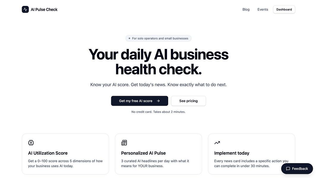 AI Pulse Check