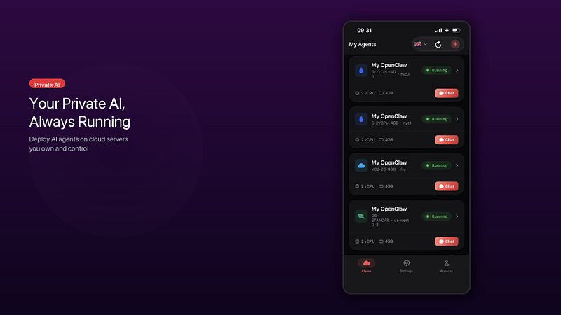 Screenshot of AgentAura