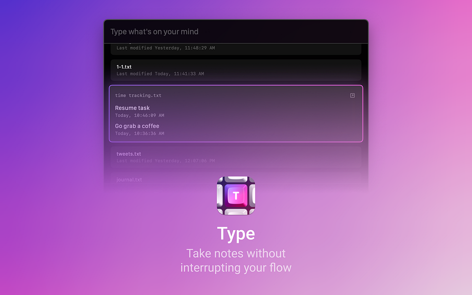 Type