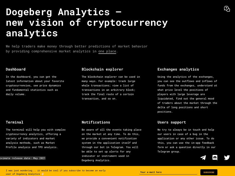 Dogeberg Analytics