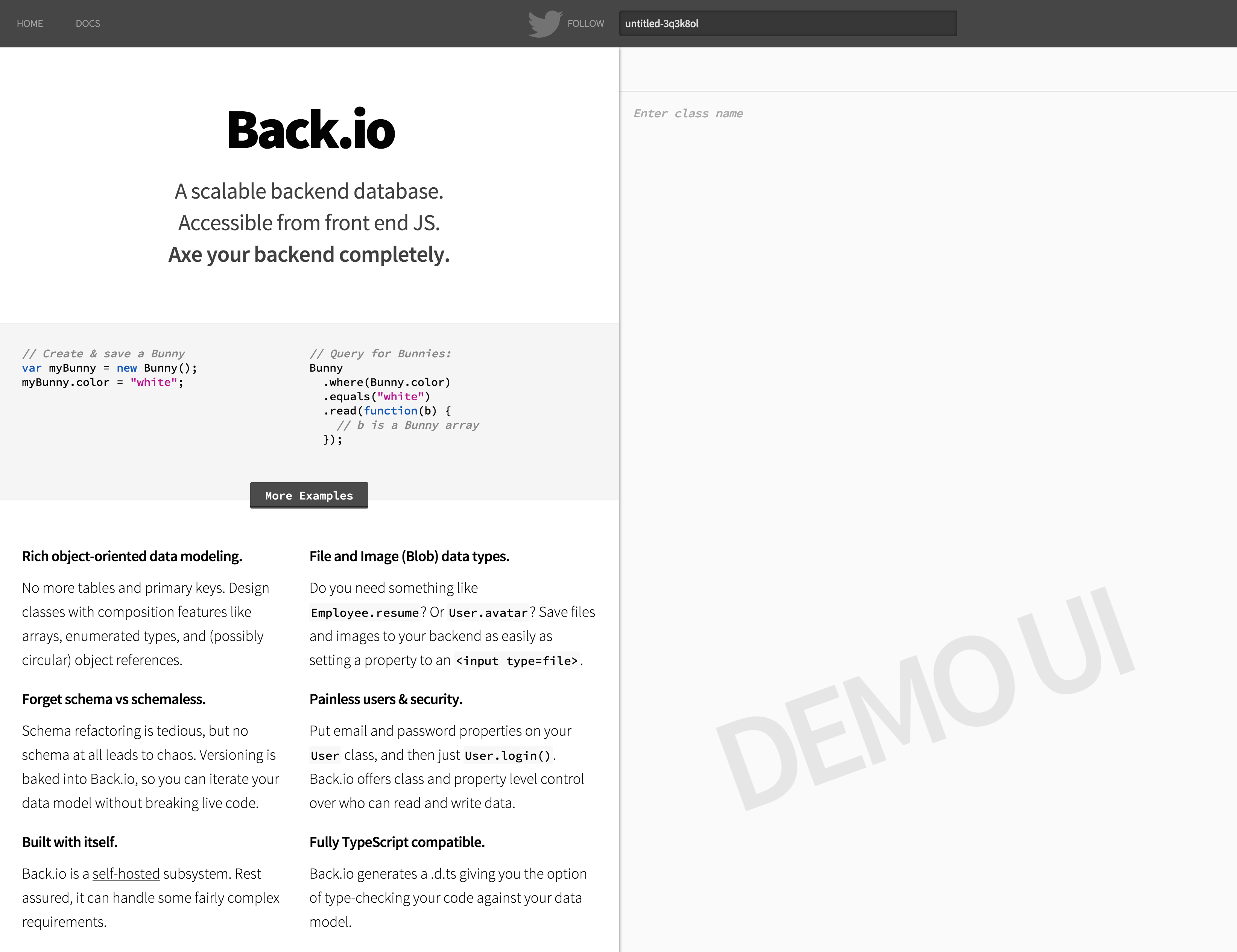 back.io logo