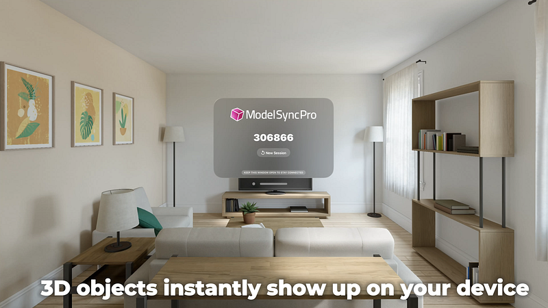 Screenshot of Model Sync Pro: 3D Model View