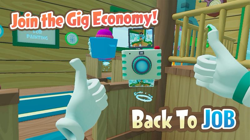 Screenshot of Vacation Simulator