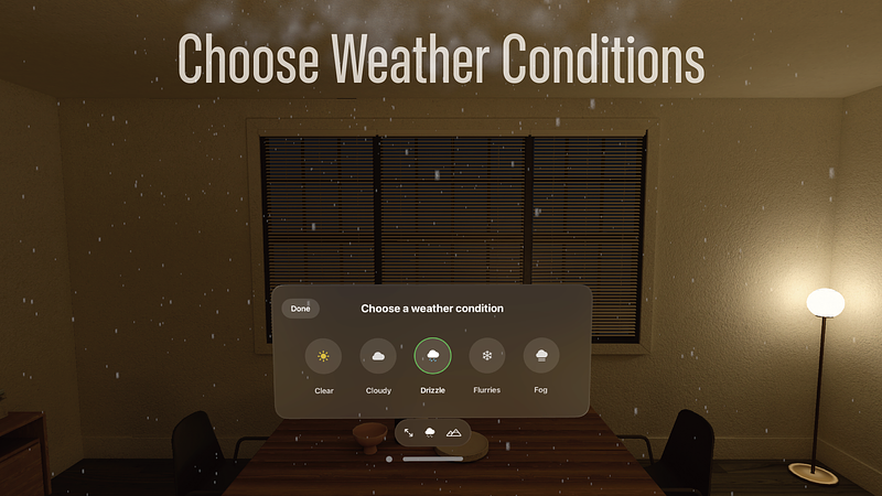 Screenshot of Seasons: Immersive Weather