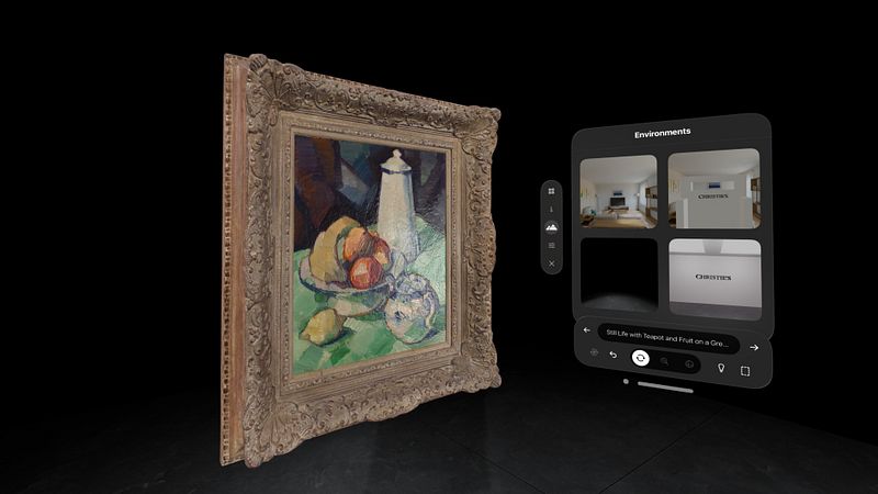 Screenshot of Christie's Select