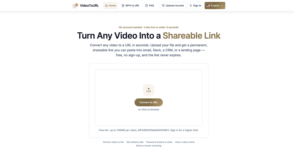 VideoToURL
