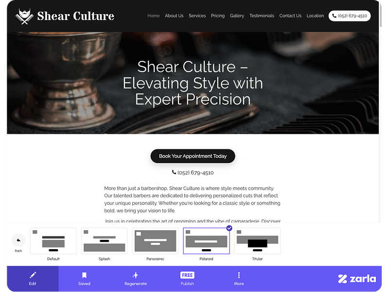 Zarla Website Builder