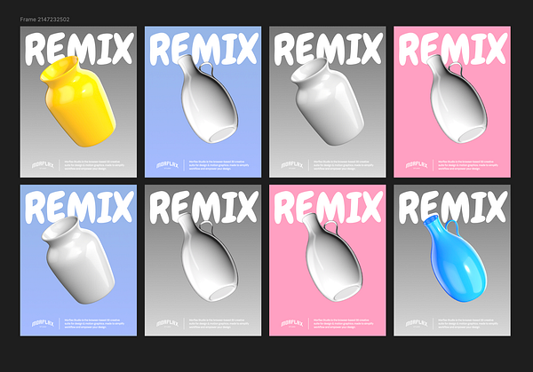 A digital design workspace featuring open design software with layers and asset panels visible.